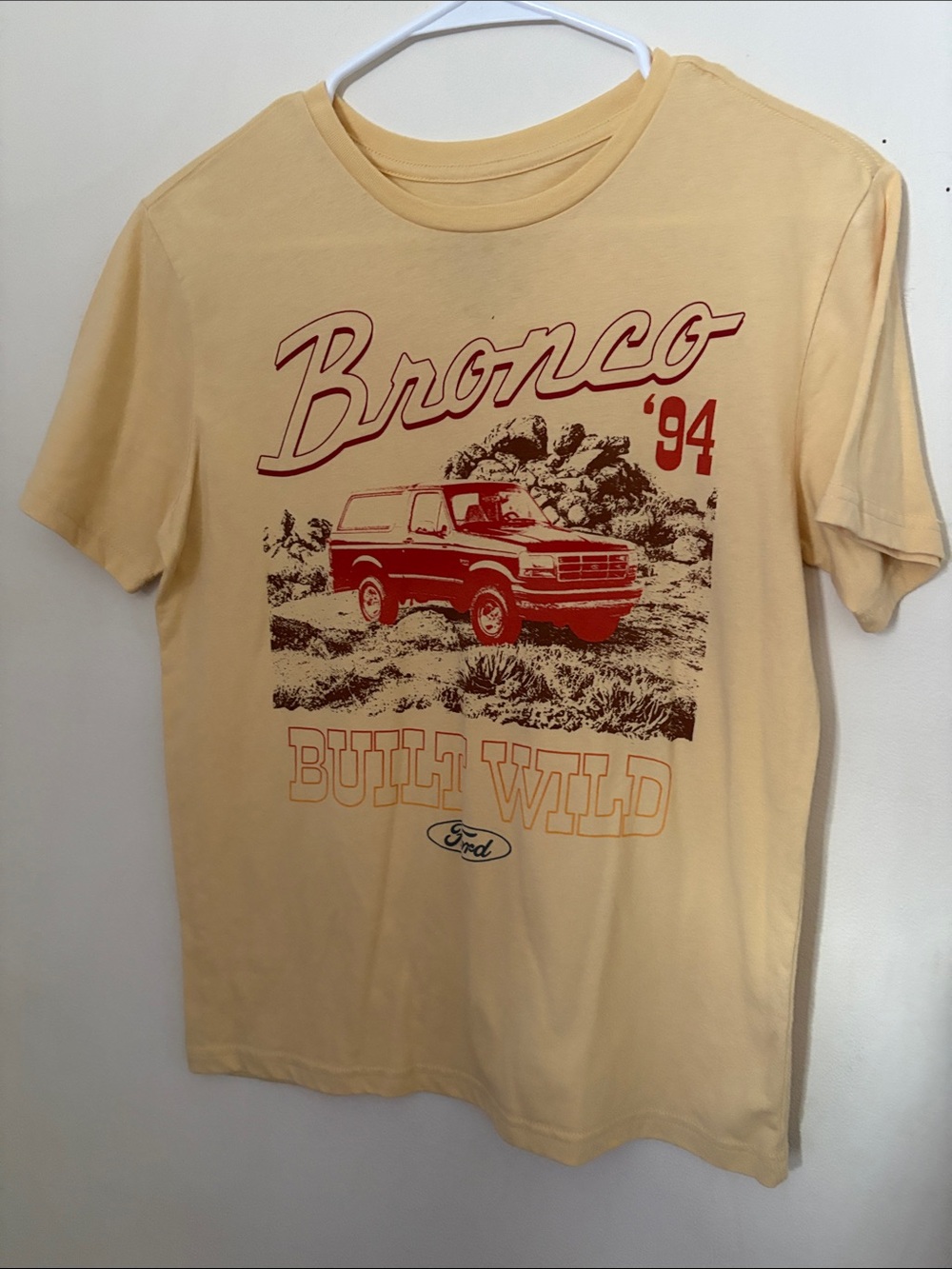 Ford Yellow Graphic Bronco '94 Short Sleeve Tee